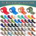 100 Rolls Self Adhesive Bandage Wrap 2" x 5 Yards - Breathable Elastic Cohesive Medical Tape for Sports & Athletic Use - Colorful Ankle & Wrist Support - Buy Online on GoSupps.com