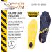 Copper Fit Men's Heavy Duty Insoles for All Day Standing Support - Black, One Size US - Buy Online on GoSupps.com
