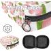 Buy Stylish Storage Bags for Women's Bandages | Pink Drainers Flower & Leaf Patterns - Portable Menstrual Pad Holders - Buy Online on GoSupps.com
