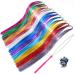 Sparkling Hair Tinsel Kit - 2100 Strands, 47 Inch with Tool, 12 Colors - Perfect for Christmas Decorations - Hair Extensions for Women and Girls - Buy Online on GoSupps.com