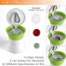 Pill Cutter Crusher Grinder 3 in 1 with Small Pill Box - Green - Buy Online on GoSupps.com
