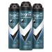 Degree Men Ultrclear Antiperspirant Spray Protects from Deodorant Stains Black + White Instantly Dry Spray Deodorant, 3.8 Ounce (Pack of 3)
