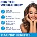 Biotin Keratin Collagen Capsules for Hair Growth & Skin - Made in USA - Multi Collagen Peptides Vitamins for Hair Loss & Nails - Buy Online on GoSupps.com