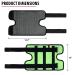 ORTONYX Kids Knee Immobilizer - Breathable Lightweight Straight Leg Support - 13 Green - Pack of 1 - Buy Online on GoSupps.com