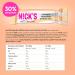 NICKS Keto Protein Bar Caramel Chocolate 15 g Protein 190 Calories Low Carb Snacks No Added Sugar Gluten Free (12 x 50 g) Caramel chocolate 12 Count (Pack of 1) - Buy Online on GoSupps.com