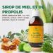 Propol-Mel - Organic Propolis Syrup | 250ml | Natural Antiseptic and Anti-inflammatory | For Cough and Mucus in the Throat | Gluten Free | Thins Mucus | Lubricates the Throat - Buy Online on GoSupps.com