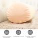 Microbead Bolster Neck Roll Pillow - Gentle Support for Body, Head, Neck, and Shoulders - Prevent Pain and Promote Relaxation - Silky Feel - Lightweight Cylinder Design - 14 x 8 Inches - Off White Cream - Buy Online on GoSupps.com