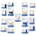 Detectable Waterproof Blue Finger Plaster Set - 50 Pieces (2cm x 12cm) - Ideal for Food Industry | eCommerce - Buy Online on GoSupps.com