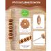 Natural Wood Massage Roller with Handle | Anti-Cellulite Maderotherapy Device for Legs & Neck - Buy Online on GoSupps.com