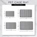 Bone Dry Large Gray Striped Pet Cage Mat - Absorbent and Durable - Buy Online on GoSupps.com