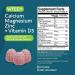 Calcium Magnesium Zinc Gummies with Vitamin D3 - Bone & Immune Support - Gluten-Free Chewable Supplements for Adults & Teens - 30 Servings - Buy Online on GoSupps.com