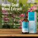 Horny Goat Weed Liquid Extract - Organic Energy & Muscle Support Supplement - Immune Booster Tincture - Vegan & Alcohol-Free - 4 fl. oz Bottle - Buy Online on GoSupps.com