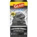 Glad ForceFlexPlus Black Large Drawstring Trash Bags, 30 Gal, 25 Ct (Package May Vary) 25 Count (Pack of 1) Standard Packaging
