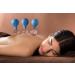 Pulox Cupping Glass Set of 3 - Real Glass with Suction Balls (40mm 52mm 62mm) - Blue - International Shipping Available - Buy Online on GoSupps.com