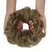 OMGREAT Hair Bun Extension Messy Curly Wavy Hair Scrunchies Hairpieces Synthetic Updo Bun Hair Pieces for Women Girls Light Brown &Ash Blonde 1 PCS 27# Light Brown &Ash Blonde
