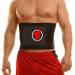 Fitru Waist Trimmer Sauna Ab Belt For Women & Men - Waist Trainer Stomach Wrap Black XL: 10" X 50"