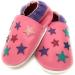 MiniFeet Premium Soft Leather Baby Shoes - Buy 4 Pairs, Get 1 Free! Toddler Shoes - 0-6 Months to 4-5 Years - Pink Stars - Buy Online on GoSupps.com