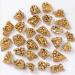 Crystal Geode | Electroplated Golden Raw Crystal - Mineral Crystal Specimen Natural Crystal Raw Gemstones Cluster for Home Decoration Crafts - Buy Online on GoSupps.com