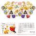 Emoji Temporary Tattoos (160 pcs) - Fun Emoji Body Stickers for Kids & Adults | Emoji Party Favors with Poop, Heart Eyes, Sunglasses, Smirk & More - Buy Online on GoSupps.com