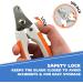 WAHL Pet Nail Clipper for Cutting Dog Cat & Animal Claws with Razor Sharp Stainless Steel Blades & Protective Safety Guard Locks for Safe Claw Care Model 858448 - Buy Online on GoSupps.com