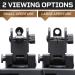 TACTICON 45 Degree Offset Flip Up Iron Sights for Rifle with Front Sight Adjustment Tool | Rapid Transition Backup BUIS Set for Picatinny/Weaver Rails - Buy Online on GoSupps.com