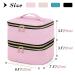 LUXJA Detachable Nail Polish Organizer - 40 Bottles Capacity - Pink | Tools Storage Pockets (Patented) - Buy Online on GoSupps.com