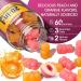 Fiber Gummies for Women - 9-in-1 Prebiotic Fiber Supplement with Psyllium Husk Inulin ACV & Vitamins for Hormonal Balance Gut Health & Immunity - Sugar-Free Keto Daily Digestive Support Peach & Orange 60 Count (Pack of 1) - Buy Online on GoSupps.com