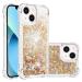 Tivenfezk Nadoli Glitzer Treisand Shell for iPhone 15 silicone shockproof mobile phone cover Transparent TPU Bumper protective cover Ly