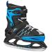 Lake Placid Monarch Boy's Adjustable Ice Skate Black/Blue Small/11-2