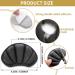 Sibba Foot Cushions for Loose Shoes - Self-Adhesive Insole Pillows for High Heels Midfoot Support & Toe Protection - 4 Pair Set (2 Black & 2 Skin-Colored) - Comfort Heel Cushions for Women - Buy Online on GoSupps.com