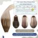 LAAVOO Balayage Tape in Hair Extensions 18 inch Light Brown to Ash Blonde Mix Platinum Blonde 20pcs 50g Salon Quality Real Human Hair - 18'' Tape-8/18/60 - Buy Online on GoSupps.com