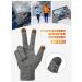 Winter Gloves For Men Women  Cold Weather Warm Touchscreen Glove Unisex - Non - slip Grip - Elastic Cuff - Knit Stretchy Black Grey Medium - Buy Online on GoSupps.com