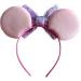 Pink Sequin Minnie Mouse Inspired Aurora Alice Headband With Big 5" Reversible Sequin Top Bow Handmade - Buy Online on GoSupps.com