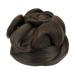 Imissu Braided Chaotic Curly Chignon Hair Tie - Donut Hair Tube Wig for Dancers & Parties (Chocolate Brown) - Buy Online on GoSupps.com