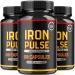 LIVORKA (3 Pack) IronPulse Capsules Iron Pulse Capsules Max Formula IronPulse Max Support Capsules Iron Pulse Pills IronPulse Pills Iron Pulse Support Pills 180 Capsules for 3 Months