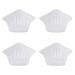 Soimiss 2 pairs of sneaker heel cushion self -adhesive shoe inserts comfort heel holder pillow liner protection against friction bubbles heel gripes for women men white