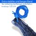 Buy 3x Heunetz Horses Tightly Mesh Feeding Network - 3 Free Carabiners | Enhanced Digestion & Well-Being for Animals - 4.5 kg Dark Blue Hay Grass Food Sack - Buy Online on GoSupps.com