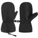 Andake children's gloves warm winter gloves waterproof windproof gloves for skiing playing outdoor activities boys and girls black XXX (determination of the size of the hand)