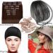 Metal Snap Clips for Hair Extensions - U-shape Wig Clips with Soft Rubber - Brown Hair Extension Clips for Easy DIY Styling - Buy Online on GoSupps.com