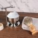 Eravor Luxurious 3-in-1 Stainless Steel Shaving Brush Set - Perfect Gift for Men Fathers & Husbands - Premium Synthetic Hair & Soap Shell - Buy Online on GoSupps.com