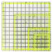 UOOU 4 Pack Quilting Ruler Square Quilting Rulers Fabric Cutting Ruler Acrylic Quilters Rulers Clear Mark with Non Slip Rings for Quilting and Sewing(4.5"X4.5" 6"X6" 9.5"X9.5" 12.5"X12.5") Green-4 Pack
