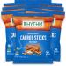 Rhythm Superfoods Carrot Sticks, Sea Salt, Organic and Non-GMO, 0.6 Oz (Pack of 8) Single Serves, Vegan/Gluten-Free Superfood Snacks Salted