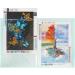 2 Pack A3 Diamond Painting Storage Book - Large 30x40 Presentation Folder with Clear Pockets - Diamond Art Portfolio Album for Artwork - 30 Pages - 2PCS - Buy Online on GoSupps.com