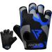 RDX Weight Lifting Gloves - Anti-Slip Padded Palm Protection for Men and Women - Ideal for Fitness, Gym, Strength Training - Blue, Large - Buy Online on GoSupps.com