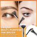 Gootrades Mascara Fan Brush & Eyelash Comb - Eyebrow Brush & Separator Applicator for Natural Lifted Lashes - Cosmetic Tools - Buy Online on GoSupps.com
