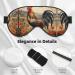 Rooster On Wood Farmland Print Unisex Sleep Eye Mask - Soft Comfort Travel & Yoga Eye Shade Cover - Buy Online on GoSupps.com