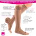 Shop Mediven Sheer & Soft Women's Calf High Compression Stockings - 20-30 mmHg Open Toe Natural - International Shipping Available - Buy Online on GoSupps.com