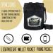 Miicrux Chalk Bag for Rock Climbing & Bouldering | Adjustable Belt, 2 Zippered Pockets, Brush Loops | Ideal for Weightlifting, Gymnastics, Crossfit - Buy Online on GoSupps.com