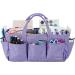 HOMEST Craft Organizer Tote Bag - Purple Art Caddy for Scrapbooking & Crafts Supplies - Buy Online on GoSupps.com
