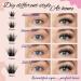 Crislashes 144pcs D Curl Individual Cluster Eyelashes - Soft Fluffy Wispy Look - Reusable Lash Extensions 10-16mm - Buy Online on GoSupps.com